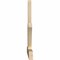 Ekena Millwork Saratoga Rough Sawn Timber Gable Bracket, Douglas Fir, 108"W x 31 1/2"H x 2"D x 4"F, 7/12 Pitch GBW108X31X0204SAR00RDF - alternate 2